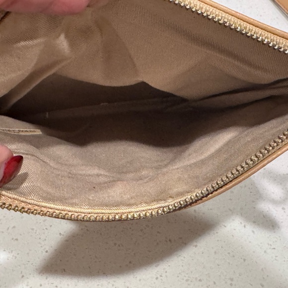 Coach Tan Leather North South Zip Crossbody - Picture 8 of 13